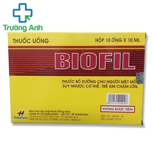 Biofil - Giúp tăng cường sức khỏe hiệu quả