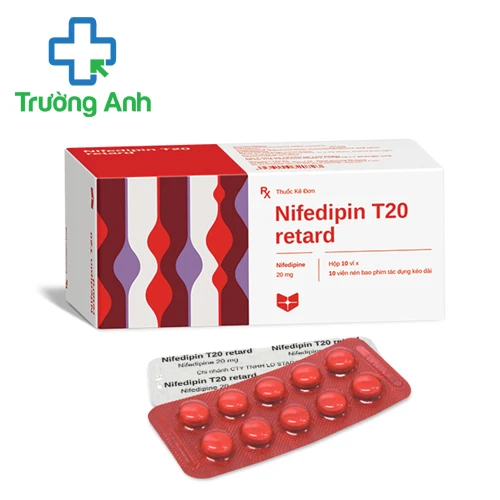 Nifedipin T20 retard Stella - Thuốc điều trị bệnh tim mạch
