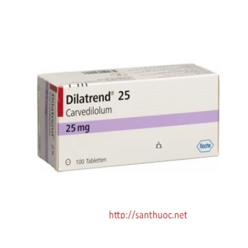 Dilatrend 25mg - Thuốc điều trị các bệnh tim mạch hiệu quả