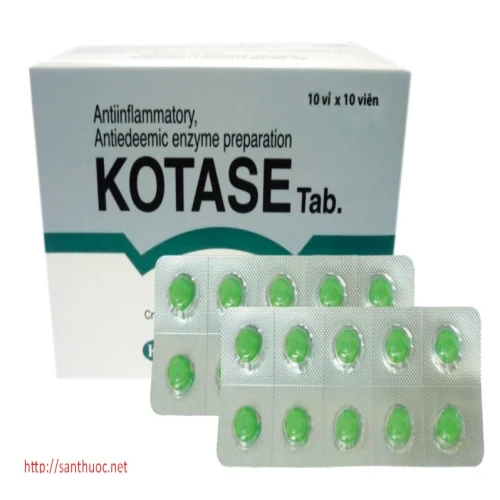 Kotase Tab.100 - Thuốc chống viêm hiệu quả
