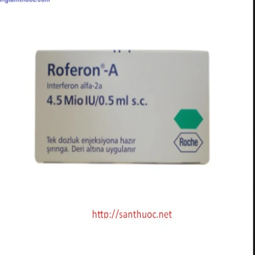 Roferon A 4.5MIU/0.5ml - Thuốc điều trị bệnh bạch cầu hiệu quả của Thụy Sỹ