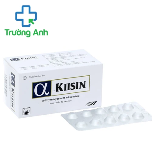 α-Kiisin - Thuốc chống phù nề, kháng viêm dạng men của Pymepharco