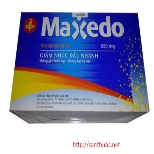 Maxedo 650mg - Thuốc giúp giảm đau, hạ sốt hiệu quả