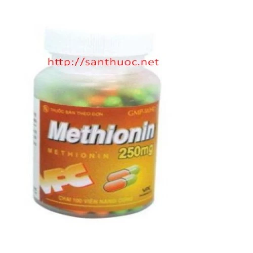 Methionin Cap.250mg - Thuốc giúp điều trị chứng quá liều hiệu paracetamol quả