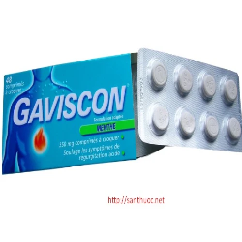 Gaviscon (viên) - Thuốc điều trị viêm loét dạ dày, thực quản hiệu quả
