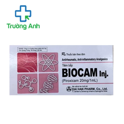 Biocam Inj - Thuốc tiêm chống viêm, giảm đau hiệu quả của Hàn Quốc