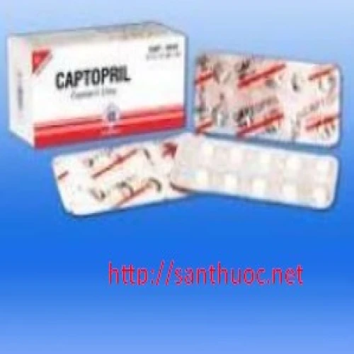 Captopril 25mg DMC - Thuốc điều trị cao huyết áp hiệu quả