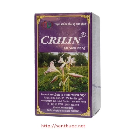 Crilin - Thực phẩm chức năng giúp tăng cường sức khỏe hiệu quả
