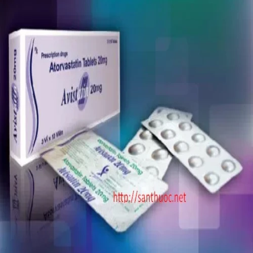 Avistatin 20mg - Thuốc hạ mỡ máu hiệu quả