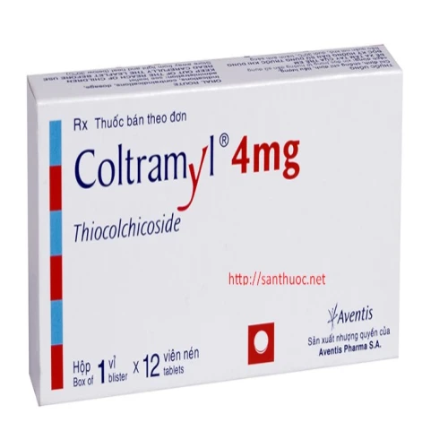 Coltramyl-4mg - Thuốc điều trị thoái hóa đốt sống hiệu quả