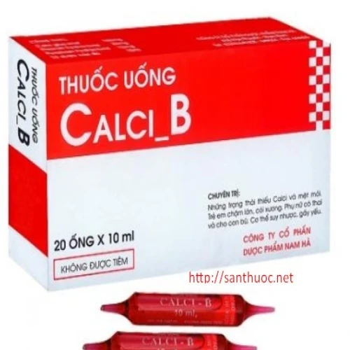 Calci B - Giúp chống còi xương, suy dinh dưỡng hiệu quả