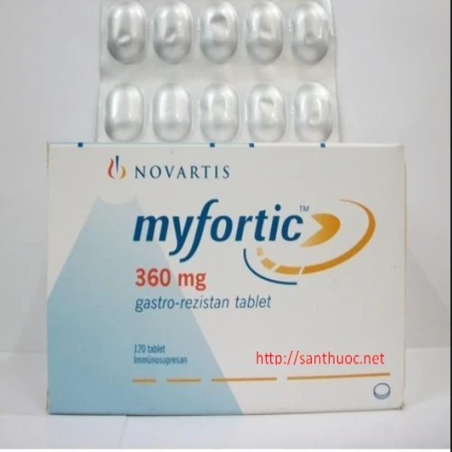 Myfortic 180mg-360mg - Thuốc giúp dự phòng tránh thải nghép thận hiệu quả của Thụy Sỹ