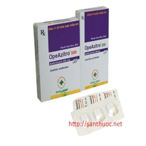 Ope Azitro 200mg-500mg - Thuốc điều trị nhiễm khuẩn hiệu quả