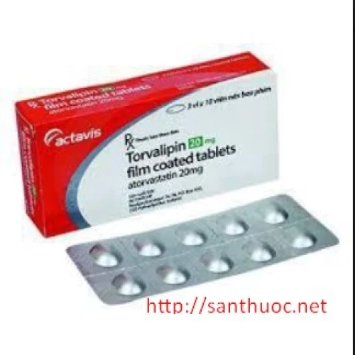 Torvalipin 20 mg - Thuốc điều trị mỡ máu hiệu quả