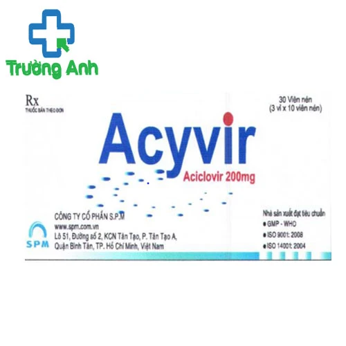 Acyvir - Thuốc điều trị nhiễm virus hiệu quả của SPM