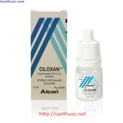 Ciloxan 0.3% 5ml - Thuốc điều trị loét giác mạc hiệu quả