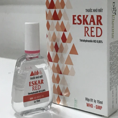 Eskar red - Thuốc nhỏ mắt trị viêm mắt của DK Pharma 
