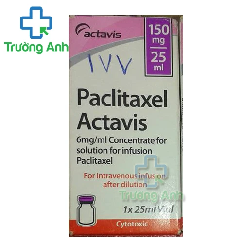 Paclitaxel Actavis 150mg/25ml - Thuốc điều trị ung thư hiệu quả của Ý
