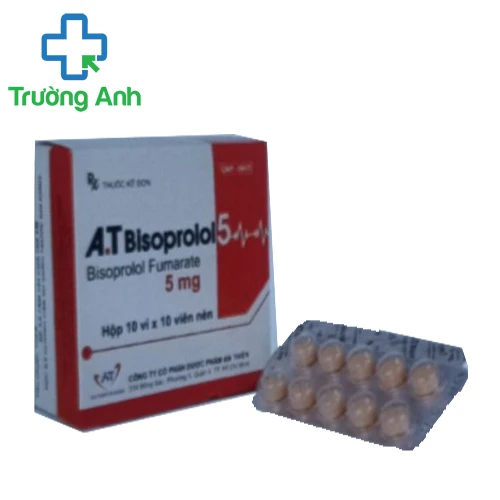 A.T Bisoprolol 5 - Thuốc điều trị huyết áp cao hiệu quả