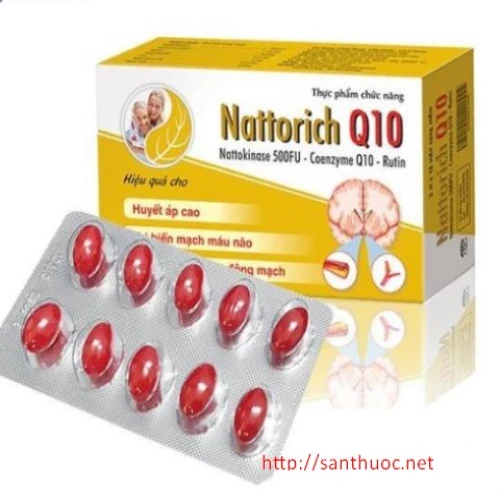 Nattorich Q10 - Giiúp tăng cường tuần hoàn máu hiệu quả