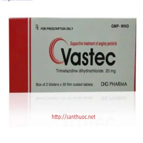  Vastec 20mg - Thuốc điều trị đau thắt ngực hiệu quả