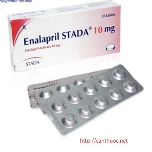 Enalapril 10mg - Thuốc điều trị cao huyết áp vô căn hiệu quả