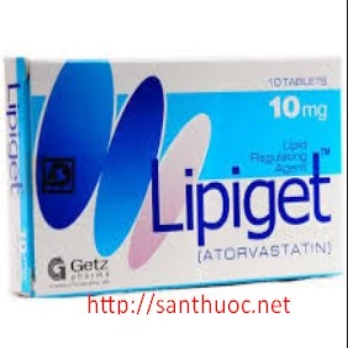 Lipiget 10mg - Thuốc giúp hạ mỡ máu hiệu quả