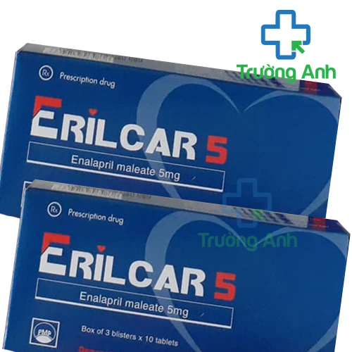 Erilcar 5mg-Thuốc điều trị tăng huyết áp hiệu quả của Pymepharco