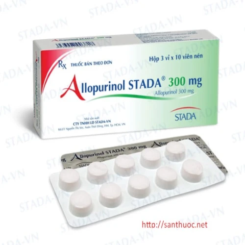 Allopurinol stada 300mg - Thuốc trị sỏi hiệu quả