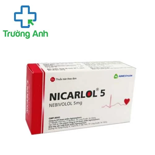 NICARLOL 5 - Thuốc điều trị bệnh tăng huyết áp vô căn hiệu quả