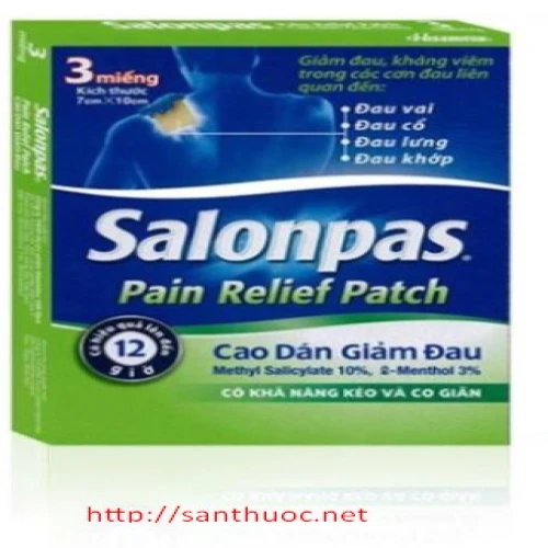 Salonpas Pain Relief Patch - Cao dán giảm đau hiệu quả