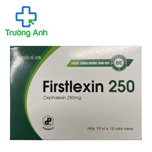 Firstlexin 250 - Thuốc điều trị bệnh nhiễm khuẩn của Pharbaco