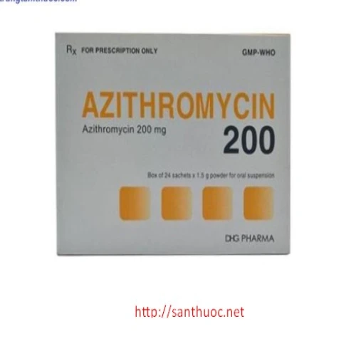 Azithromycin gói 200mg/1,5g - Thuốc điều trị nhiễm khuẩn hiệu quả của Bồ Đào Nha