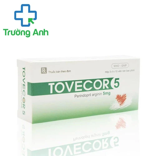 Tovecor 5 - Thuốc điều trị tăng huyết áp, suy tim của Dopharma