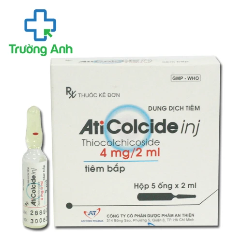 Aticolcide Inj - Thuốc điều trị cơn co thắt, giảm đau của An Thiên
