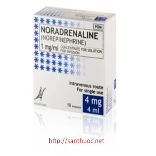 Noradrenalin base Aguettant 1mg/ml - Thuốc điều trị cao huyết áp hiệu quả