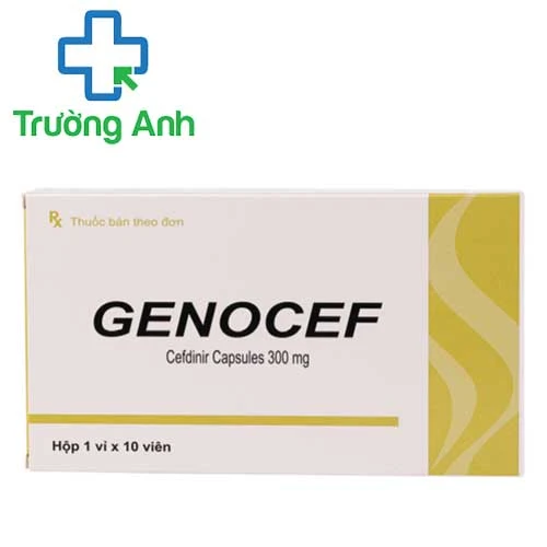 GENOCEF - Thuốc điều trị nhiễm khuẩn của S.R.S. Pharmaceuticals