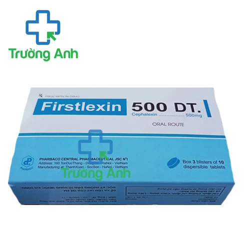 Firstlexin 500 DT. - Thuốc điều trị bệnh nhiễm khuẩn của Pharbaco