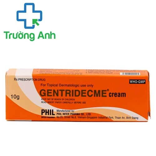 GENTRIDECME Cream - Thuốc điều trị nấm da hiệu quả của Phil Inter