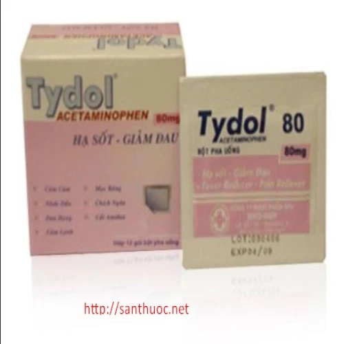 Tydol 80 - Thuốc giúp giảm đau, hạ sốt cho trẻ em hiệu quả