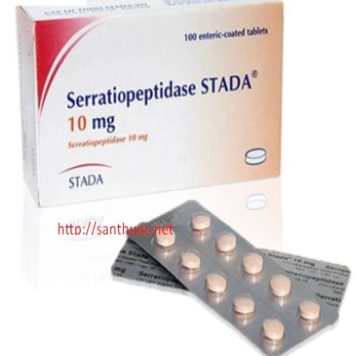 Serratiopeptidase 10mg - Thuốc chống viêm hiệu quả