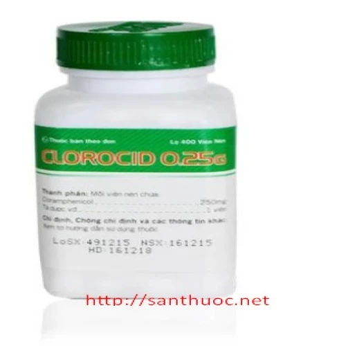 Clorocid 250mg Hataphar - Thuốc kháng sinh điều trị nhiễm khuẩn hiệu quả