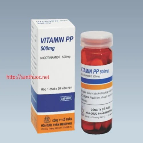 Vitamin PP 500mg Mekophar (30 viên) - Thuốc giúp bổ sung vitamin PP hiệu quả