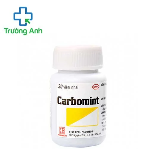 CARBOMINT - Thuốc điều trị bệnh về đường tiêu hóa của Pharmedic