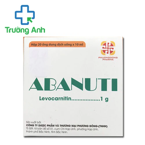 Abanuti - Thuốc điều trị thiếu hụt Carnitine cho cơ thể hiệu quả