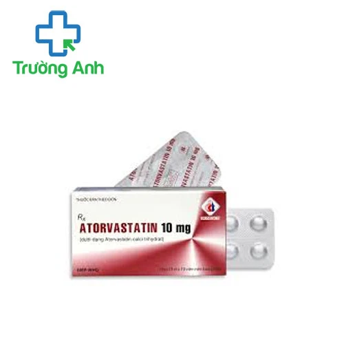 A.T Atorvastatin 10 mg - Thuốc hạ mỡ máu hiệu quả của An Thiên