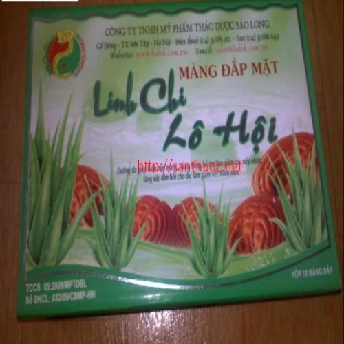 Mặt nạ linh chi lô hội Bảo Long - Giúp dưỡng da hiệu quả