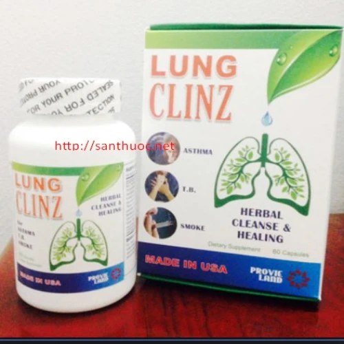 Lungclinz - Giúp hỗ trợ đào thải các chất độc hại trong phổi hiệu quả