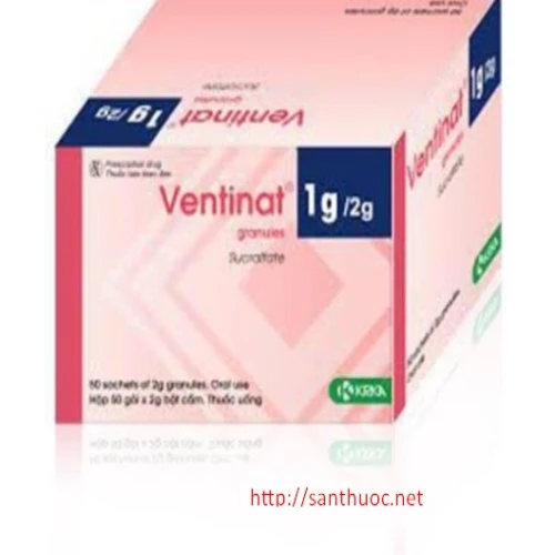 Ventinat 1g/2g - Thuốc điều trị viêm loét dạ dày, tá tràng hiệu quả