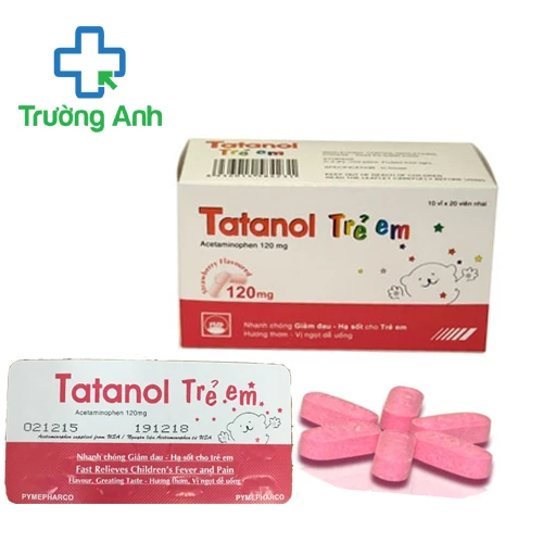 Tatanol trẻ em 120mg - Thuốc giảm đau, hạ sốt của Pymepharco